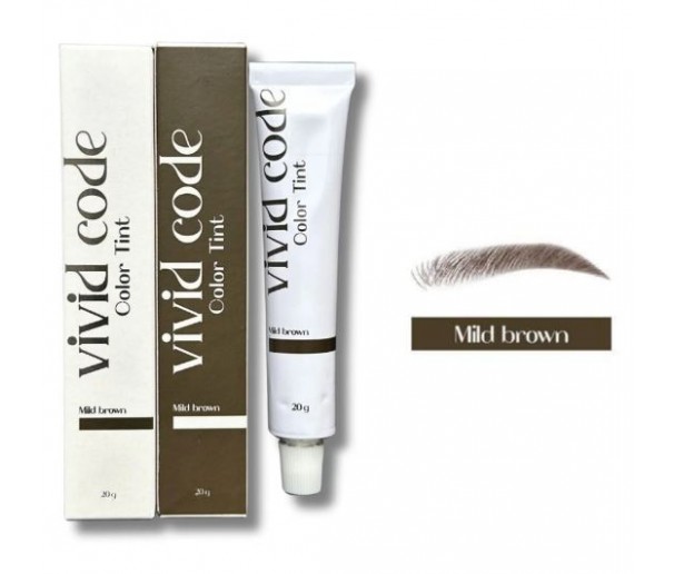 Vopsea de sprancene VIVID MILD BROWN
